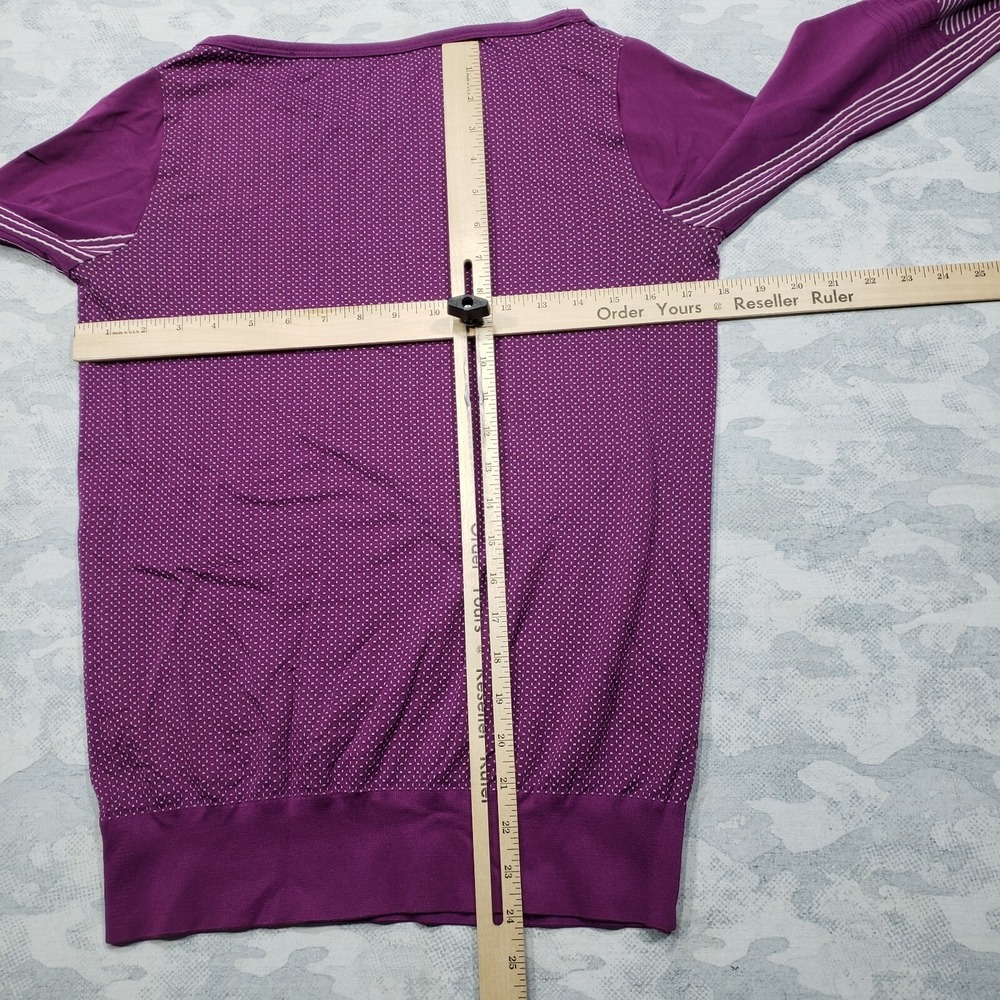 Nike Top Womens Small Purple Long Sleeve Dri-fit Active Wear Stretch - Picture 8 of 11